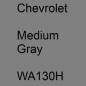 Preview: Chevrolet, Medium Gray, WA130H.